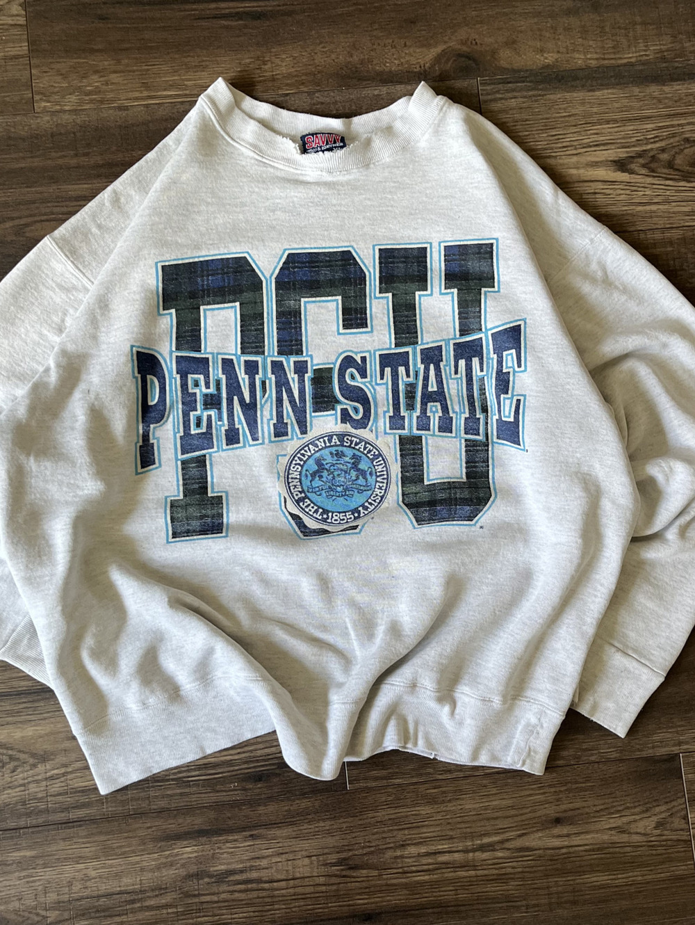 Vintage 90s Penn State Collegiate Crewneck Mens XL Nittany Lions NCAA Varsity